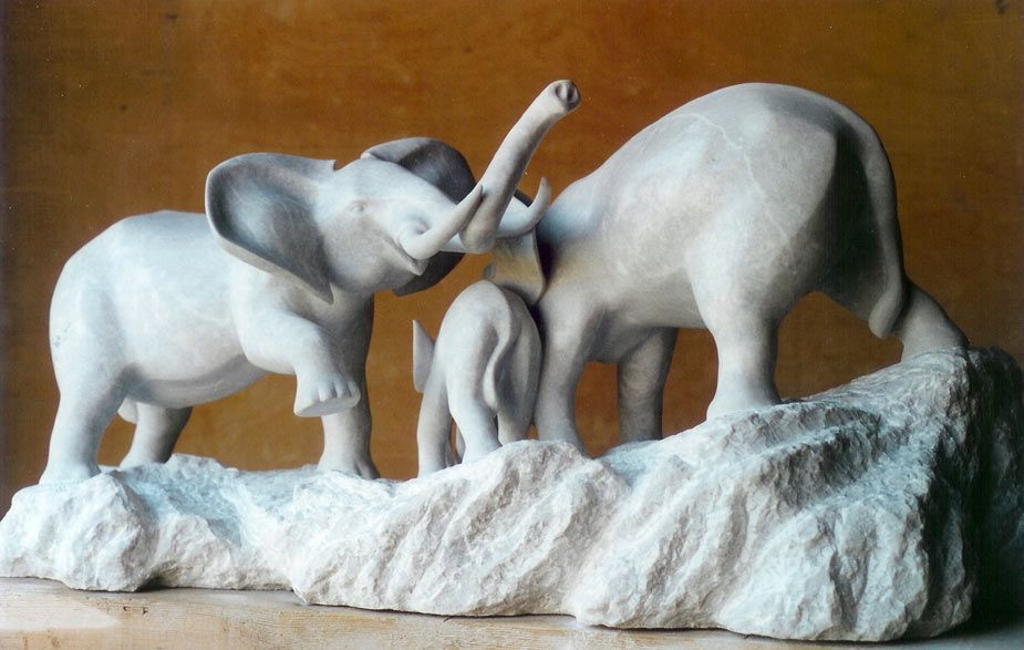 elephants marbre
